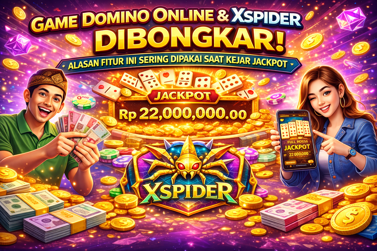 Game Domino Online & Xspider Dibongkar: Alasan Fitur Ini Sering Dipakai Saat Kejar Jackpot